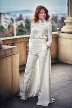 Hey, I found this really awesome Etsy listing at https://www.etsy.com/listing/693697815/flared-bootcut-trousers-white-pants Pants With Train, Dressy Pant Suits, Bootcut Trousers, Personalized Jacket, Trousers White, Women Power, Dressy Pants, Beautiful Suit, Blouse For Women