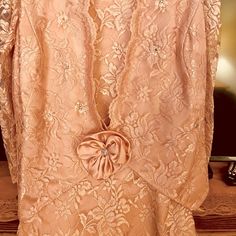 Beautiful Mothers Dress For Events Such As Wedding , Formal Evening Attire. Worn Once And Then Dry Cleaned. Actual Color Very Light Pink. Feminine Lace Evening Dress For Formal Occasions, Long Sleeve Dressy Wedding Gown, Dressy Long Sleeve Evening Dress For Wedding, Dressy Lace Wedding Dress, Mother Of The Bride Long Sleeve Lace Evening Dress, Elegant Pink Lace Evening Dress, Elegant Pink Mother Of The Bride Dress For Wedding, Feminine Long Sleeve Evening Dress For Wedding, Elegant Pink Lace Dress For Wedding