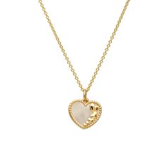 14K YELLOW GOLD MOTHER OF PEARL HEART PENDANT OR NECKLACEWidth : 11.50mm Length : 11.50mmThickness : 2.75mm 14k Gold Heart Necklace With Gemstone, Luxury Engraved Heart Cut Necklace, Elegant White Heart Cut Necklace, White Heart Pendant Jewelry With Heart Charm, White 14k Gold Heart Pendant Jewelry, White 14k Gold Heart-shaped Jewelry, Heart-shaped 14k White Gold Jewelry, Gold Double Heart Gemstone Necklace, Yellow Gold Heart Pendant With Detail