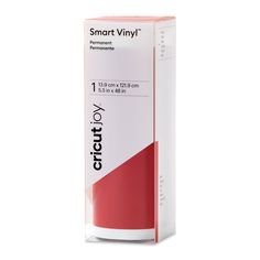 a tube of smart vinyl on a white background