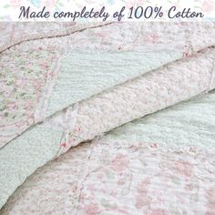 the coverlet is made completely of 100 % cotton