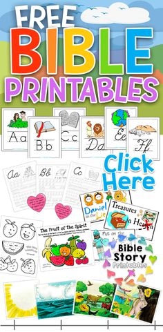 free bible printables for kids