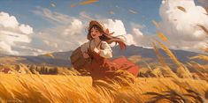 ArtStation - Wheat fields Harvest Drawing, Wheat Field Painting, Wheat Drawing, Journal Photos, Wheat Field, Background Drawing, Childrens Books Illustrations, Wheat Fields, Data Scientist