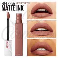 Brand New Condition On This Maybelline Superstay Matte Ink Liquid Lipstick In “65- Seductress” Never Used, I Don’t Wear Liquid Lipsticks Anymore So I Never Bothered Using It. No Box Shade: 65-Seductress Color: Perfect Nude Shade With Neutral Pink Undertone Finish: Matte Retails For $11 Online Images Are Accurate Examples Of Item Fall Drugstore Lipstick, Best Nude Lipstick Shades, Maybelline Matte Lipstick, Nude Matte Lipstick, Maybelline Matte Ink, Perfect Lipstick Shade, Maybelline Super Stay Matte Ink, Maybelline Superstay Matte Ink, Neutral Lipstick