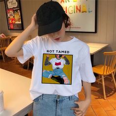 grunge aesthetic t shirt 2019 women female korean girl tshirt tee shirts top 90s Casual Graphic O-Neck Summer Tumblr Grunge Summer Tumblr, Tumblr Grunge, 90s Casual, Aesthetic T Shirts, Letter Print Sweatshirt, Grunge Aesthetic, Oversize Hoodie, Shirts & Tops, Girls Tshirts