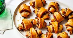 Onion Jam and Goat Cheese Rugelach | Food & Wine Jam Appetizer, Air Fryer Bacon, Wrapped Dates, Bacon Wrapped Dates, Onion Jam, Onion Recipes, Hors D'oeuvres, French Onion, Bacon Wrapped