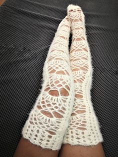 Crochet Long Socks, Crochet Thigh High, Crochet Thigh High Socks, Socks Crochet, Thigh High Sock, Crochet Socks Pattern, Crochet Crop Top Pattern, Socks Pattern, Crochet Clothing And Accessories