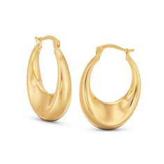 Make a statement with our stunning Graduated Puff Polished Hoop Earrings, a striking blend of style and sophistication. Crafted in 14 karat gold, these earrings feature a unique graduated puff design that adds a touch of modern flair to a classic silhouette. Elegant Gold Plated Hoop Earrings With Shiny Finish, Elegant Hoop Earrings With Shiny Finish, Elegant Huggie Hoop Earrings With Shiny Finish, Contemporary Yellow Gold Hoop Earrings For Formal Occasions, Elegant Huggie Hoop Earrings With Polished Finish, Contemporary Polished Hoop Earrings, Contemporary Hoop Earrings With Polished Finish, Elegant Everyday Hoop Earrings, Contemporary Small Hoop Earrings For Formal Occasions