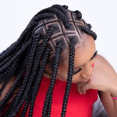 Latest Braid Styles, Latest Braided Hairstyles, Short Box Braids Hairstyles, Short Box Braids, Goddess Braids Hairstyles, Braided Cornrow Hairstyles