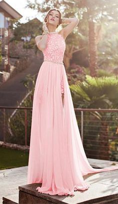 High Low Evening Dresses, Chiffon Prom Dresses, High Low Prom Dresses, Elegant Prom Dresses, Pink Prom, Long Prom Dresses, White Chiffon, Pink Prom Dresses, Chiffon Prom Dress