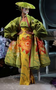 Angela Lindvall, Mode Kimono, Rei Kawakubo, Couture Mode, Armani Prive, Dior Couture, Elegantes Outfit