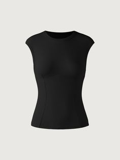 Plantive™ Bustier Cap Sleeve Top Elegant Tops With Built-in Bra, Chic Tops With Built-in Bra And Fitted Bodice, Fitted Tops With Boned Bodice For Night Out, Elegant Underbust Top For Night Out, Black Tops With Built-in Bra And Fitted Bodice, Stretch Underbust Top For Night Out, Black Fitted Bodice Top For Night Out, Fitted Underbust Tops For Night Out, Chic Tops With Fitted Bodice And Bust Darts