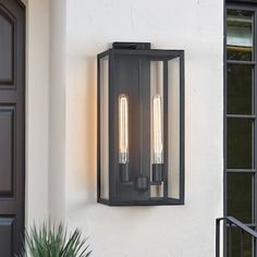 True Fine Spun 2-Light 20.5-in Black Outdoor Wall Light in the Outdoor Wall Lights department at Lowes.com Garage Deck, Contemporary Candles, Wall Mount Lantern, Black Outdoor Wall Lights, Led Outdoor Wall Lights, Garage Lighting, Outdoor Sconces, Modern Wall Sconces, Outdoor Wall Lantern