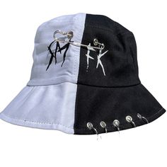 Black & White Bucket Hat Graphic Print Trending Safety Pin Decor Any Season Spot Clean Comfortable & Breathable One Size Packable Unisex New To Poshmark? Use Code Stabogs1969 To Sign Up For New Account And Get An Extra $10 Off Of Your Purchase . Get This Trendy Bucket Hat Now In Time For Those Summer Days . Bad Hair Day Don't Care . Tags : Chic , Cozy , Hat , Simple , Vintage , Boho , Cold Day , Date , Holiday , Gift , Vacation , Warm , Wedding, Tea, Leisure , Church , Every Day , Casual, Safari