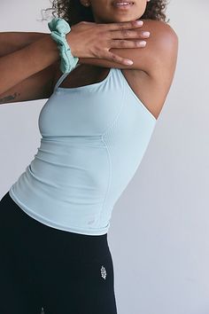 With a barely-there feel and so sleek fit, this essential active tank features a full-length fit with a high-neckline and breathable details. * 4-way stretch fit * Won’t ride up as you work out * Lightweight, non-bulky style | Good Karma Long Tank Top by FP Movement at Free People, Mint Momentum, XL Work Tank Tops, Long Tank Top, Free People Tank Top, Long Tank Tops, Gym Fits, Good Karma, Long Tank, Free People Movement, Fp Movement