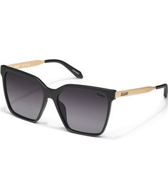 From Quay Australia&#x2C; these sunglasses feature:Acetate frameMetal armsSquare shapeGradient lensNot Rx ablePolarizedApprox. 51mm lens- 16mm bridge- 150mm templeImported. Quay Sunglasses, Quay Australia, Eyewear Womens, Dillard's, Bold Fashion, Polarized Sunglasses, Eyewear Sunglasses, Level Up, Sunglasses Accessories