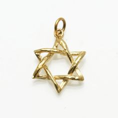 Curvy 14k Gold or White Gold Star of David Pendant | ModernTribe - Stylish Judaica for Cool Jews Gay Pride Gifts, Jewish Star, Bat Mitzvah Gifts, Star Of David Pendant, Jewish Jewelry, Pride Gifts, Star Of David, Gold Star, Bat Mitzvah