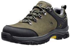 PRICES MAY VARY. DURABLE NUBUCK LEATHER --- The upper of mens hiking shoes is made of water-resistant soft and smooth first-layer nubuck leather, featured a wear resistance, tear resistance ,water resistant and protected characteristic. NON-SLIP & SHOCK-PROOF --- 5mm Deep lugs are strategically placed on the sole, for great traction and grip performance. Molded MD midsole & arch support is great for impact absorption, thus causing long lasting comfort and superior cushioning. PROTECTIVE --- The Trail Sneakers, Mens Hiking, Mens Hiking Shoes, Trekking Shoes, Hiking Sneakers, Walking Sneakers, Nubuck Leather, Hiking Shoes, Shoes Men