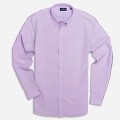 Add The Modern-Fit Oxford Lavender Casual Shirt to your wardrobe today. | Men's Casual Shirts - Trim/17/34/35 Fit The Modern-Fit Oxford By Tie Bar, In Lavender, Cotton Purple Slim Fit Shirt For Spring, Purple Cotton Shirt With Spread Collar, Purple Button-up Dress Shirt For Spring, Casual Purple Button-up Dress Shirt, Purple Cotton Button-up Dress Shirt, Relaxed Fit Lavender Cotton Shirt, Classic Fitted Purple Shirt, Classic Purple Cotton Dress Shirt, Classic Purple Cotton Tops