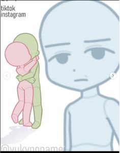 an alien is hugging someone's face with the caption that says, i love you