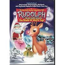 rudolph the movie dvd with santa claus and reindeer