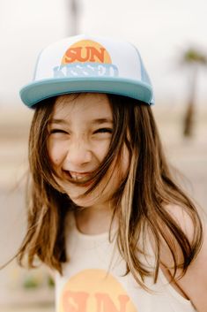 Summer is for sunkissed hair! Enjoy the ocean breeze while walking the boardwalk in this trucker hat. Made in Los Angeles Spring Trucker Hat With Uv Protection, Trendy Summer Snapback Hat For Outdoor, Casual Snapback Visor Hat For Beach, Trendy Snapback Hat For Summer Outdoor, Spring Vacation Trucker Hat, Casual Snapback Trucker Hat With Uv Protection, Trendy Snapback Hat For Summer, Casual Trucker Hat With Uv Protection Snapback, Uv Protection Trucker Hat For Spring