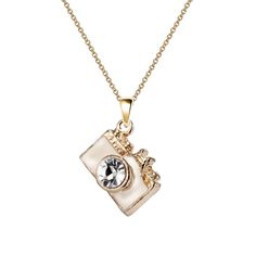 PRICES MAY VARY. White 3D Crystal Camera Charm Pendant Necklace The measurement: approx. 1.3m (H) x 1.7 cm (W) x 1.1cm (D) for the pendant and approx. 42 cm (16.8") as length of the necklace chain with extender of 6 cm (2.4"), Materials:Zinc Alloy Metal,Rhinestone Crystal and Enamel painting Condition: Brand new and never use it is a nice and lovely gift for your friends and lovers!! The measurement: approx. 42cm (16.8") as length of the necklace chain with extender of 6 cm (2.4") and approx. 1. Camera Charm, Enamel Painting, 3d Crystal, Charm Pendant Necklace, Velvet Bag, Necklace Chain, Lovely Gift, Crystal Rhinestone, Charm Pendant