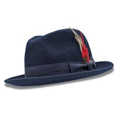 Navy 2 ¼ Brim Beaver Look Felt Hat Homburg Hat, Mens Dress Hats, Popular Hats, Stacy Adams Shoes, Mens Hats Fashion, Fedora Hat Men, Flat Caps, Hat Size Chart, Bowler Hat