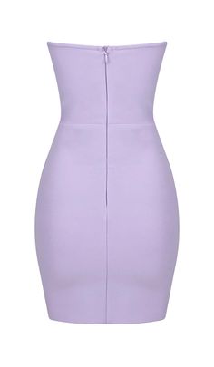 Look hot in lilac! This Bandeau Bandage Mini Dress is a show-stopper, featuring a sleek bodycon fit, strapless silhouette, and bold waistband. Get ready to turn heads! Gentle Dry Clean Only Colour may vary due to lighting on images. The product images (without model) are closest to the true colour of the product.Item runs true to size chart and is cut to suit our size chart. Please refer to our size chart for the best fit. Do not size up or down. New Look Dresses, Midi Pencil Dress, Denim Mini Dress, Plus Size Shopping, Denim Details, Ruched Dress, Dress Size Chart, Corset Dress, Bandage Dress