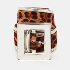 Crafted From Ombre Leopard Printed Calf Hair This Dolce And Gabbana Belt Is To Suit All Your Refined Looks. It Has A Silver Tone Lv Logo For The Right Element Of Luxury. Dolce And Gabbana Belt, Belt Wide, Lv Logo, Wide Leather Belt, Brown Leopard, Wide Belt, Luxury Closet, Calf Hair, Patent Leather