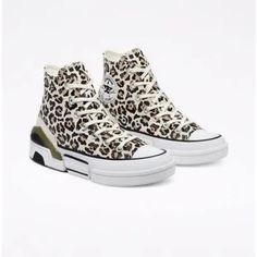 Women's Converse Cpx 70 Hi "Leopard Print" Sz Various / 571246c Color Driftwood Black And White Price Is Firm! Womens High Top Shoes, Shoes Converse, Women's Converse, Womens Converse, Vans Classic Slip On Sneaker, Converse Shoes, Womens Shoes Sneakers, Final Sale, Slip On Sneaker