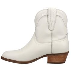 PRICES MAY VARY. Leather upper Pull on entry Hinged cushioned insole Rubber outsole Heel height 1.75 inch, Shaft height 7 inch, Circumference 12 inch White Clothing, Western Booties, Boots Ankle, Casual Boots, Low Heels, Shoes Jewelry, Heel Height, Leather Upper, Ankle Boots