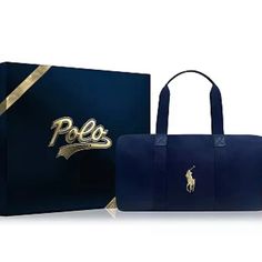 Ralph Lauren Men's Polo Red Eau De Toilette Holiday Gift Set With Duffle Bag Elegant Ralph Lauren Bags For Business, Elegant Ralph Lauren Business Bags, Luxury Ralph Lauren Travel Bags, Ralph Lauren Travel Bag With Dust Bag, Ralph Lauren Bags, Holiday Gift Sets, Duffel Bags, Ralph Lauren Men, Duffel Bag