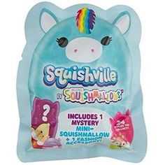 squishiville by squshmallows unicorn face mask