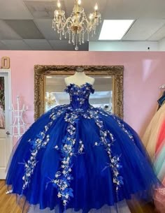 Royal Ball Gown Quinceanera Dress, Royal Quinceanera Ball Gown Dresses, Royal Blue Gown For Quinceanera And Prom Season, Royal Blue Gown For Quinceanera And Prom, Royal Blue Royal Ball Gown For Quinceanera, Royal Dresses For Debutante Ball And Prom Season, Royal Blue Gown For Quinceanera, Blue Sleeveless Quinceanera Dress For Prom, Royal Blue Quinceanera Gown