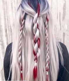 Champagne Blond, Epic Hair, Rope Braids, Vibrant Hair, Hair Dyes, Types Of Braids, Awesome Hair, Medium Long Hair, Mommy Style