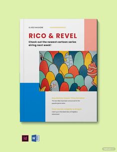 the book cover for rico & revel check out the newest cartoon series during next week