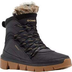 Columbia Women's Keetley™ Shorty Winter Boot | Dick's Sporting Goods Cozy Winter Boots, Warm Winter Boots, Columbia Shoes, Waterproof Winter Boots, Winter Boots Women, Faux Fur Collar, Cozy Winter, Columbia Sportswear, Boots Outfit