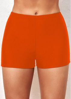 Color:Orange;Size:S;Size:M;Size:L;Size:XL;Size:XXL; Orange Swim Bottoms With Built-in Shorts, Orange Summer Swimming Shorts, Orange Short Swimwear For Vacation, High Waist Orange Bottoms, Orange Swimming Shorts With Built-in Liner, Orange Beach Shorts With Built-in Shorts, Orange Beach Shorts With Built-in Liner, Orange Swimwear With Built-in Shorts, Fitted Orange Beach Bottoms