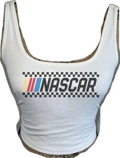 Concert Graphic, Nascar Shirt, Nascar Shirts, Summer Crop Top, Country Summer, Nashville Trip, Tank Top White, Country Concert, Country Concerts