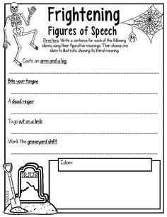 a printable worksheet for halloween