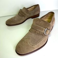 Gorgeous! These Are In Excellent Preowned Condition, They Are Very Clean Luxury Suede Dress Loafers For Men Loafers For Men, Slip On Shoe, Dress Loafers, Dress Slip, Suede Dress, Taupe Color, Loafer Shoes, Loafers Men, Slip On Shoes