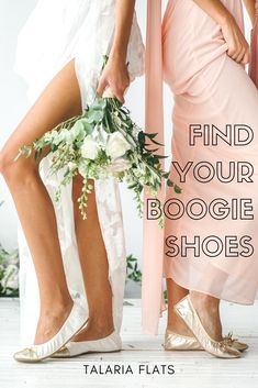 Dance the night away in comfort and style with @TalariaFlats! #bridalshoes #bridesmaidsshoes #dancingshoes #bridalflats #flatsforwedding Beach Wedding Shoes