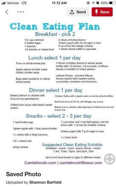 Clean Eating Plan, Clean Eating Menu, Clean Eating Diet Plan, Fruit Lunch, Clean Eating Plans, 120 Pounds, Clean Eating Meal Plan, Easy Healthy Meal Prep, 1200 Calories