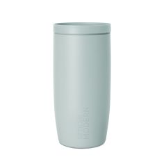 thermos travel mug is light blue