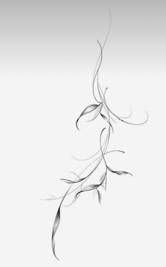 Leaf Tattoo Design Arm, Bracelet Ideas Tattoo, Abstract Leaves Tattoo, Smokey Flower Tattoo, Vine Tattoo Back, Zweig Tattoo, Flowy Tattoo Design, Flowy Tattoo, Tattoo Branch