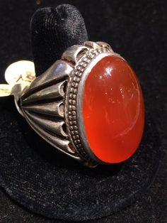 Incredible HUGE fine Carnelian ring Sultan Emir Bey silver Antique Persian Afghan Turk Turkoman Turk Vintage Silver Carnelian Rings, Silver Oval Carnelian Signet Ring, Persian Ring, Natural Crystals Rocks, Jewelry Gallery, Carnelian Ring, Crystal Geode, Santa Fe Nm, Footwear Design Women