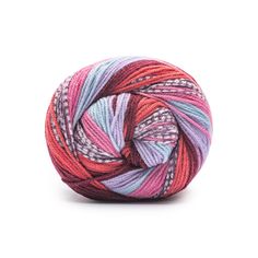 a ball of yarn on a white background