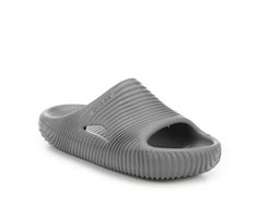 Adults' Crocs Mellow Tide Recovery Slide | Shoe Carnival Comfy Summer Slippers With Cushioned Footbed, Comfy Cushioned Slippers For Summer, Gray Non-slip Comfortable Slides, Comfortable Non-slip Gray Slides, Comfortable Gray Slippers For Summer, Comfortable Gray Summer Slippers, Casual Gray Slippers For Summer, Casual Gray Summer Slippers, Gray Slides For Summer Beach