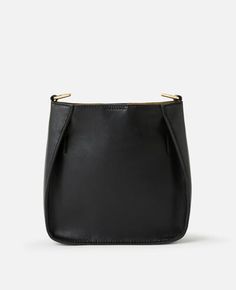 Stella Logo, Black Crossbody, Black Cross Body Bag, Free Items, Black Mini, Leather Material, Stella Mccartney, Mini Bag, Shoulder Bag